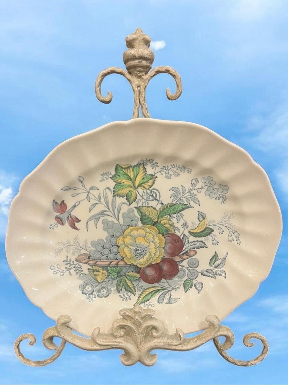 Vintage 1932 Royal Doulton The Kirkwood Scalloped Medium Serving Tray Platter